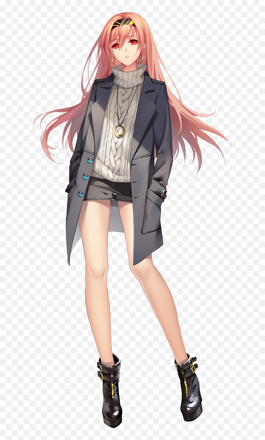 Tall Anime Girl Full Body Hd Png - Anime School Girl Full Body Hd Png Emoji,Anime Transparent Png