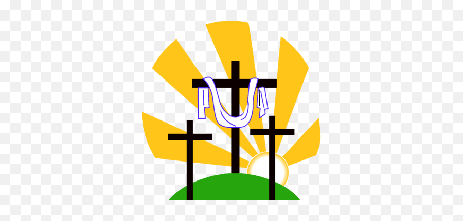 Clip Art Easter Symbols Catholic Easter - Easter Symbols Catholic Emoji,Sunrise Clipart