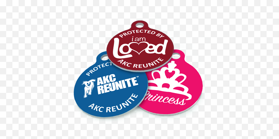 Lost Pet Recovery Service - Akc I Am Loved Tag Emoji,Microchip Logo