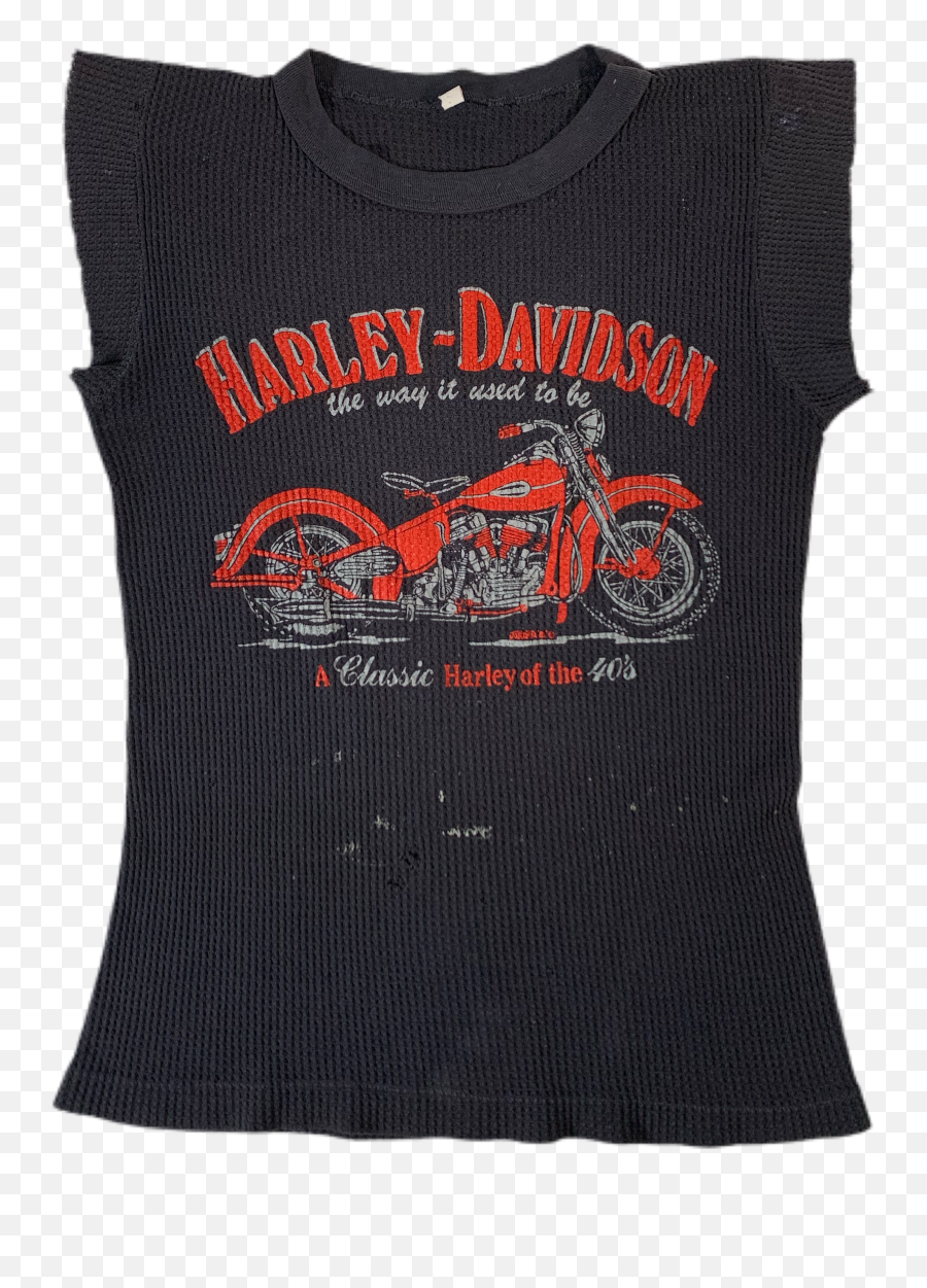 Thermal Shirt Retro Motorcycle Emoji,Vintage Harley Davidson Logo