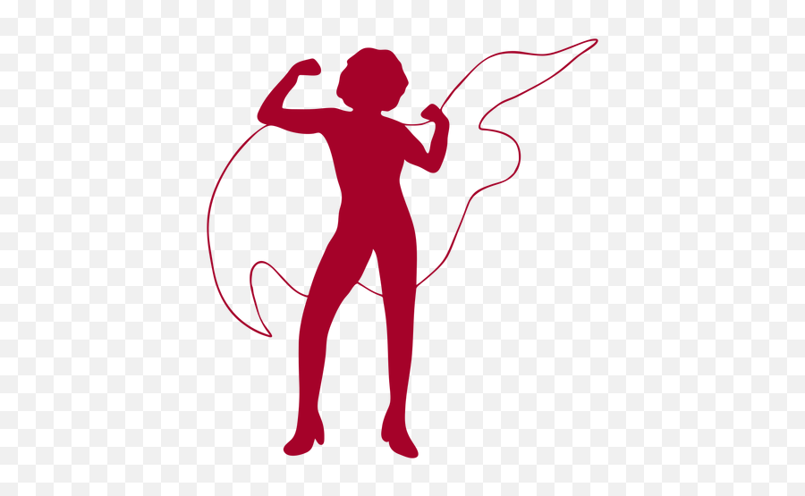 Posing Bicep Supergirl Stroke Red Emoji,Bicep Png