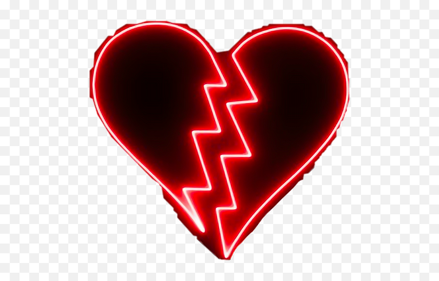 Broken Heart Aesthetic Posted Emoji,Transparent Broken Heart