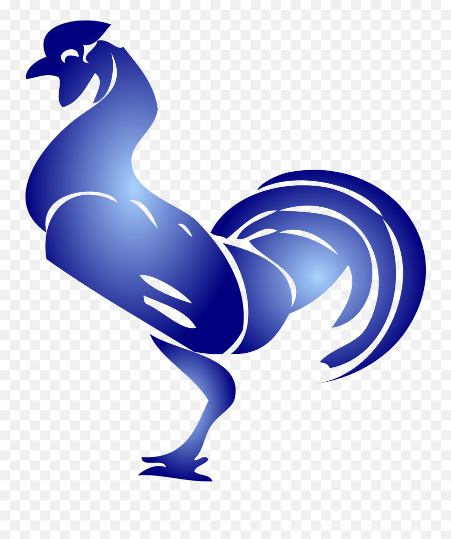 Rooster Clip Art Transparent Cartoon - Jingfm Blue Rooster Emoji,Rooster Clipart