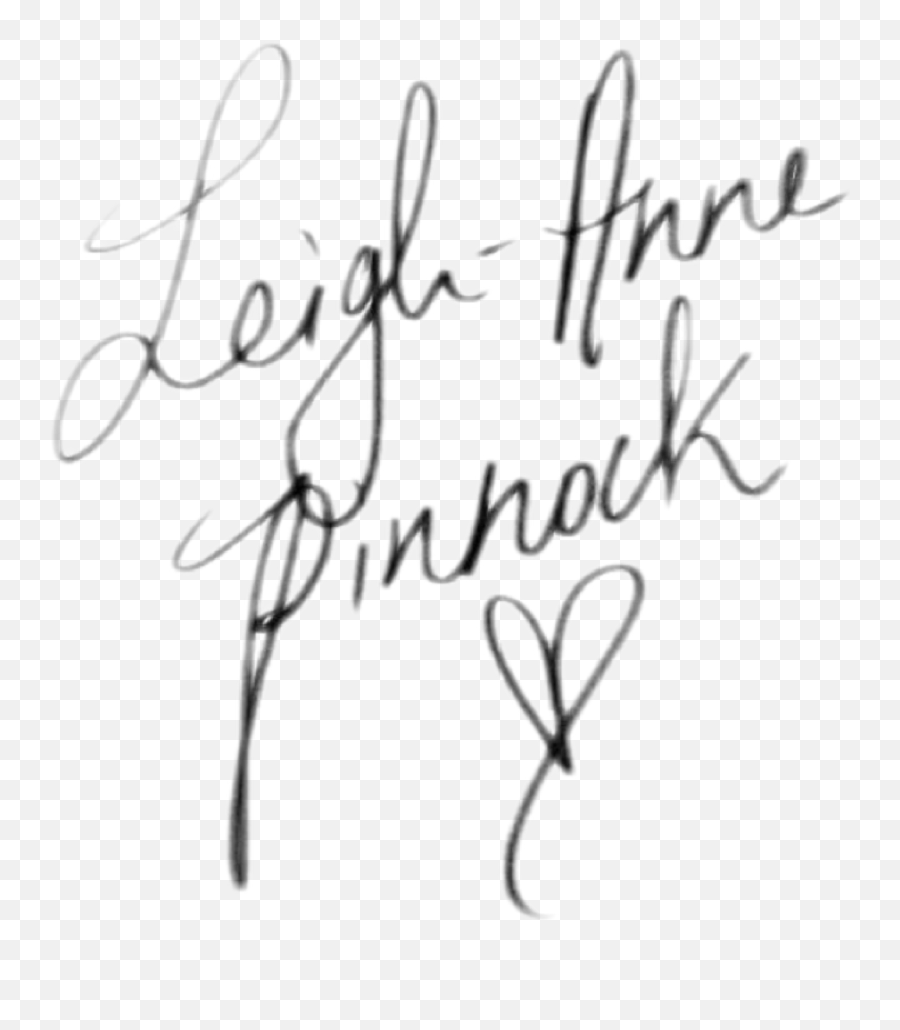 Leighannepinnock Leigh Leighanne Littlemix Signature - Dot Emoji,Signature Png