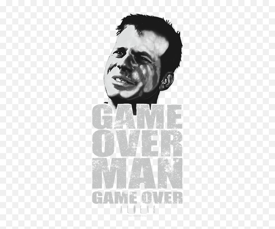 Alien - Game Over Man Long Sleeve Tshirt For Sale By Brand A Emoji,Game Over Transparent