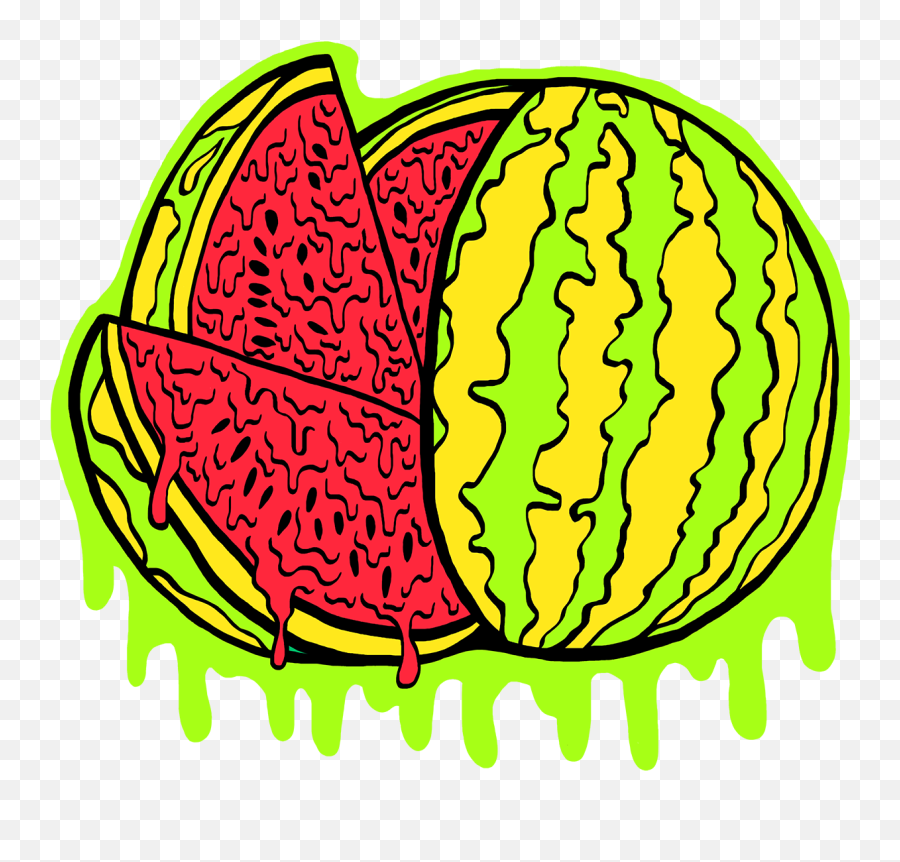 Watermelon Clipart Colour Watermelon Colour Transparent - Rotten Watermelon Clipart Emoji,Watermelon Clipart