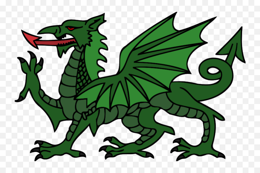 Dragon Free To Use Clip Art - Welsh Flag Emoji,Dragon Clipart
