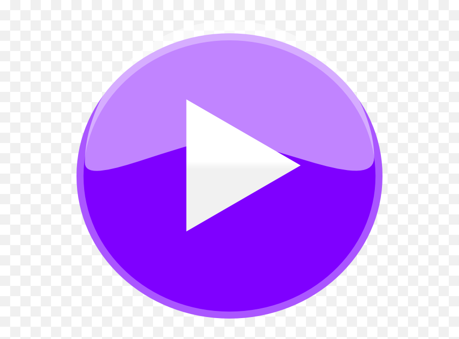 Purple Play Icon Clip Art At Clkercom - Vector Clip Art Play Button Clipart Emoji,Play Icon Png