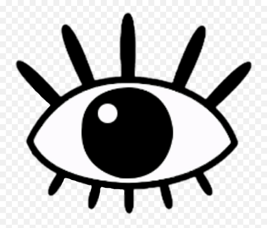 Eye - Circle With Small Lines Around Emoji,Evil Eyes Png