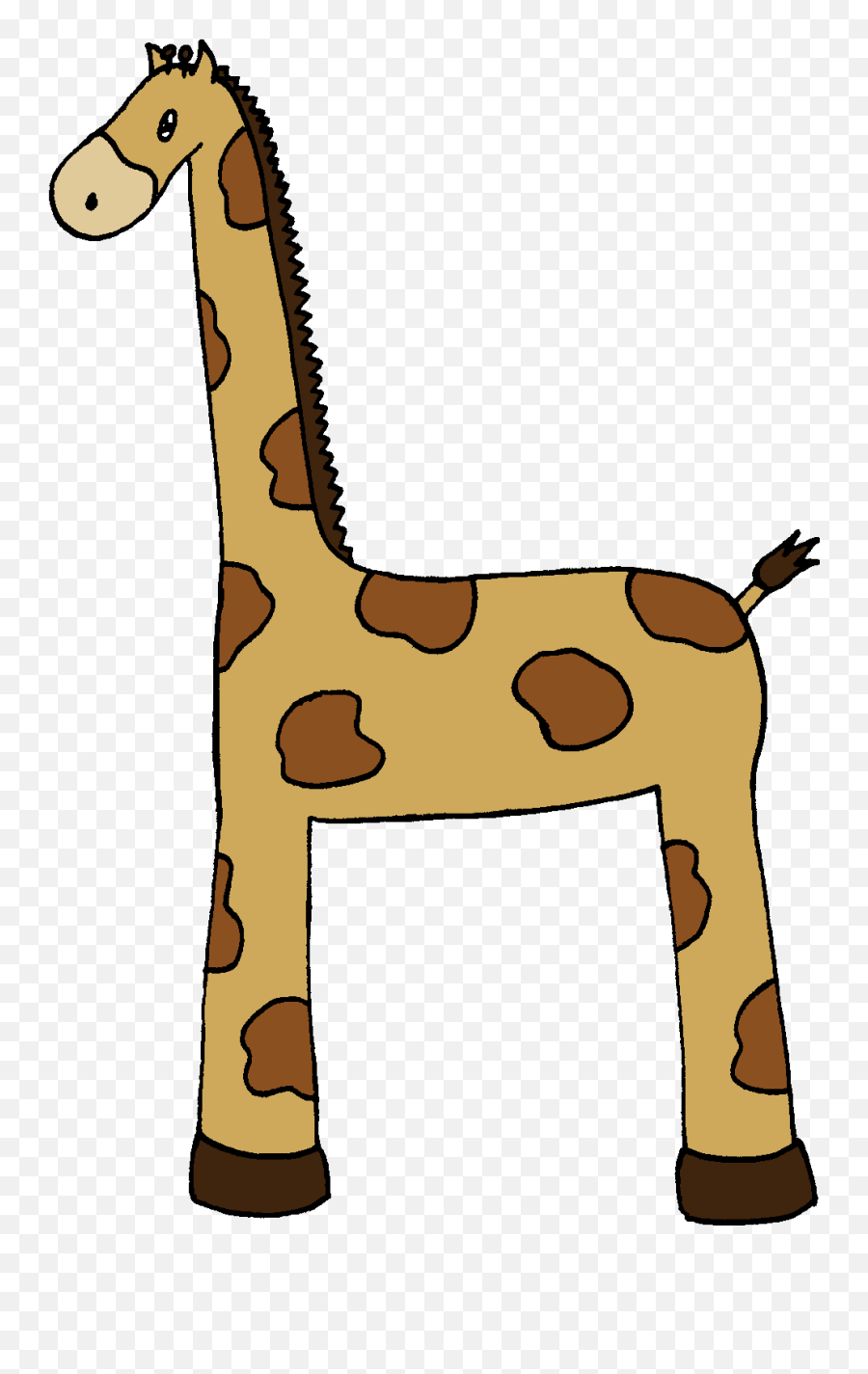 Silhouette Giraffe Drawing Free Image - Drawing Baby Giraffe For Kids Emoji,Elephant Silhouette Clipart