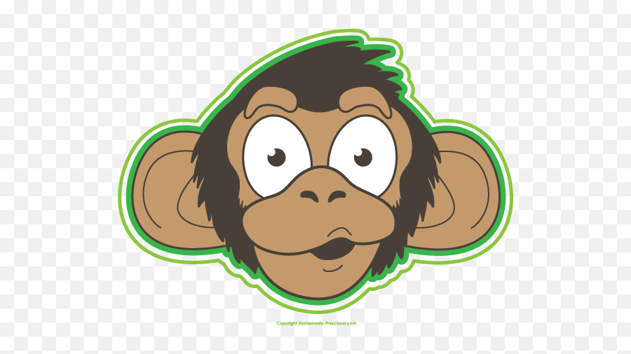 Free Monkey Clipart - Happy Emoji,Clipart Monkey
