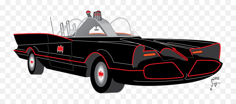 Batman Tv Series - Transparent Background Batmobile Clipart Emoji,Transparent (tv Series)