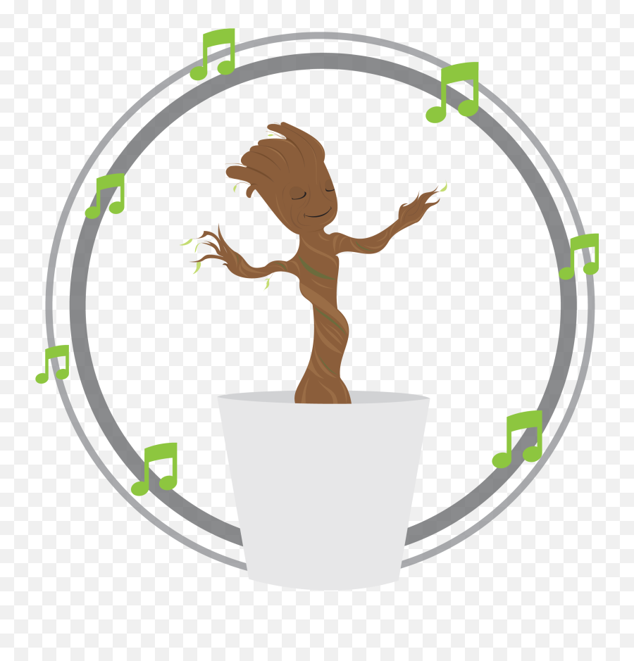 Baby Groot Rocket Raccoon Star - Transparent Groot Dance Gif Emoji,Groot Clipart