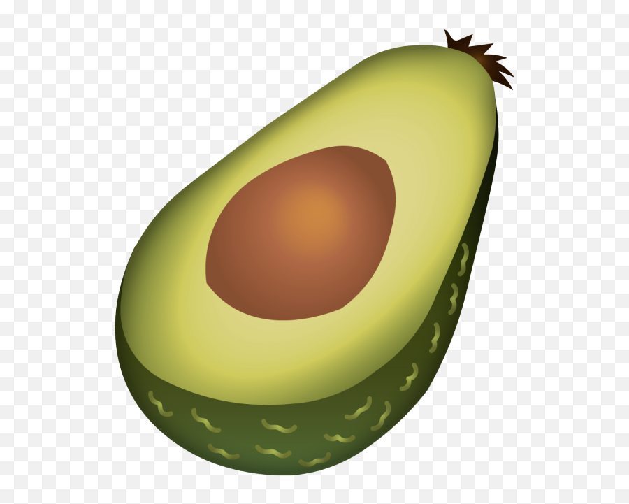 Avocado Iphone Emoji Png Clipart - Hass Avocado,Avocado Transparent Background