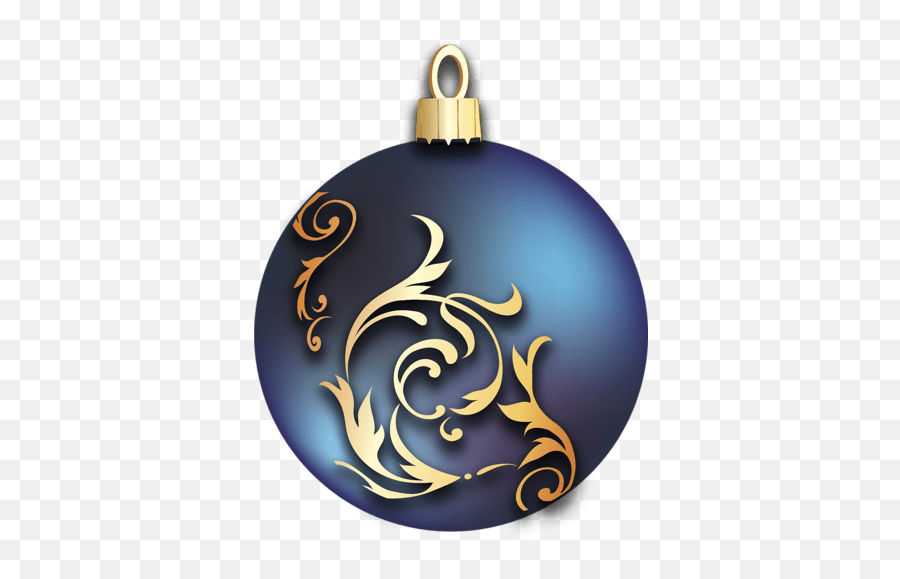 Blue And Silver Christmas Decorations Png - Novocomtop Blue Christmas Ornament Clipart Png Emoji,Christmas Bulb Clipart