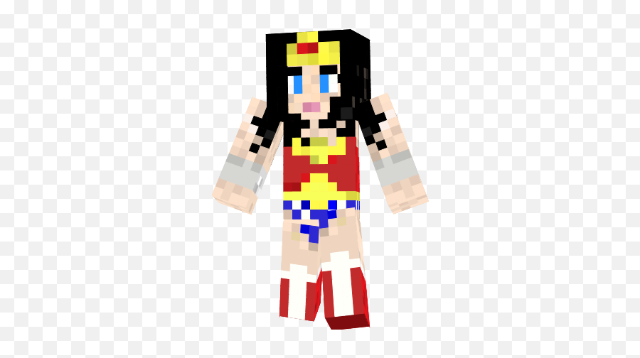Minecraft Dc Charecter Skins - Skin Wonder Woman Minecraft Emoji,Minecraft Png Skins