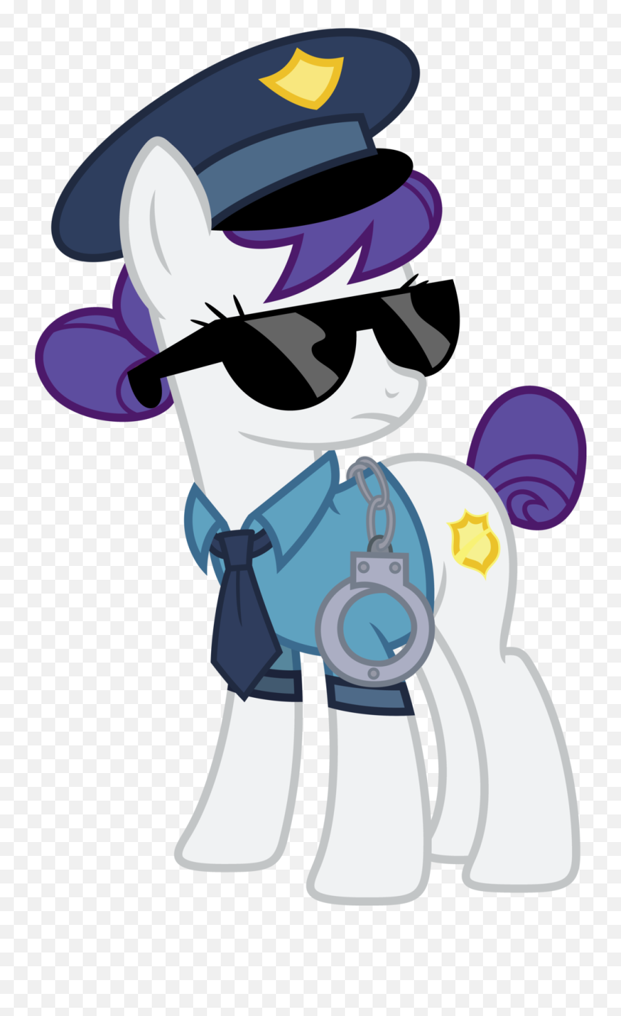 Officer Clipart Fashion Police - Mlp Police Pony Fluttershy Police Emoji,Cop Clipart