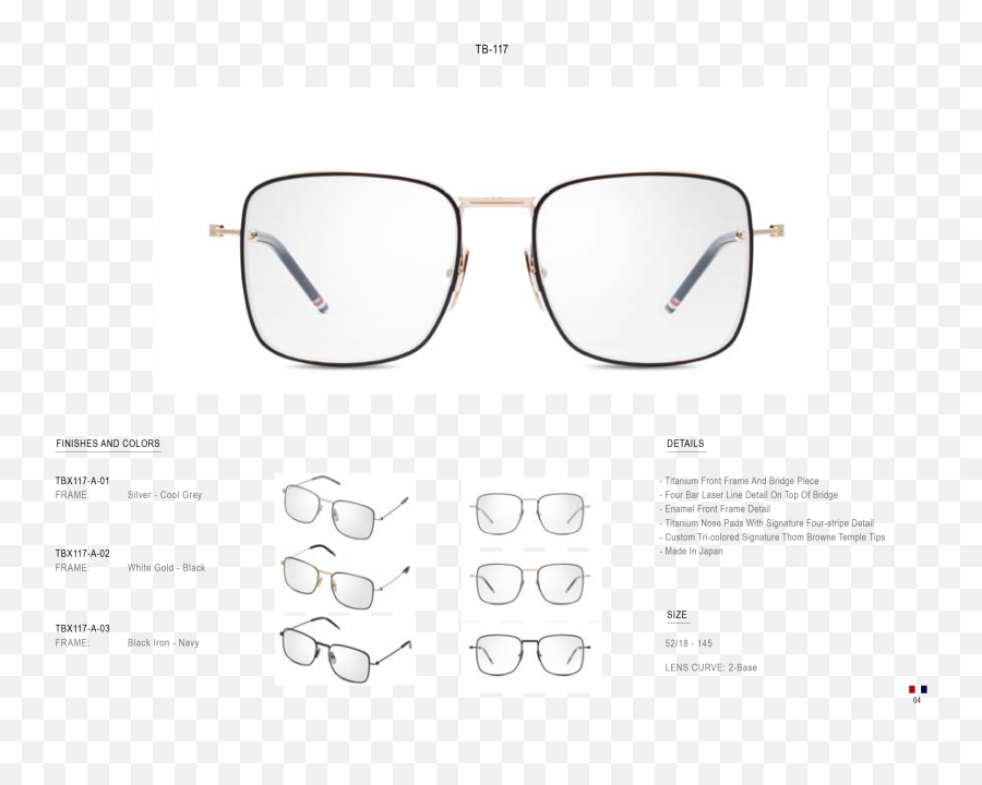 Thom Browne Eyewear Ocular Boutique - Full Rim Emoji,Thom Browne Logo