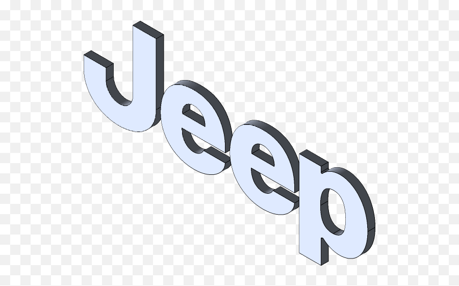 Jeep Logo - 3 D Logo Jeep Emoji,Jeep Logo