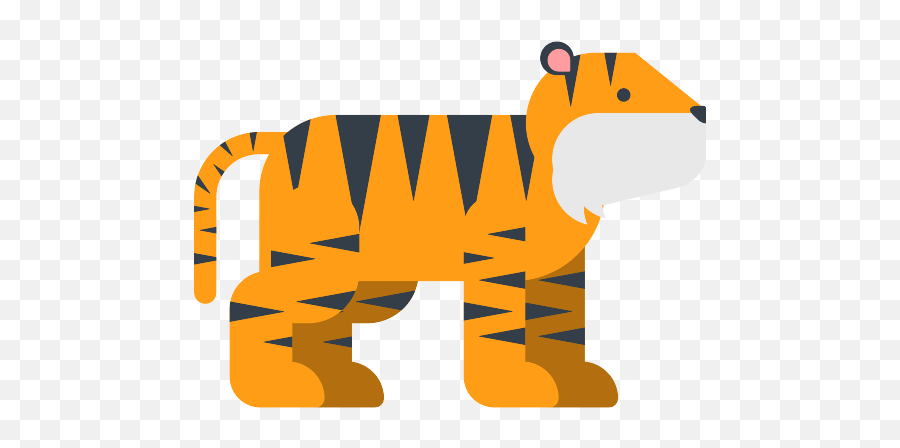 Tiger Vector Svg Icon - Tiger Flat Icon Emoji,Tiger Png