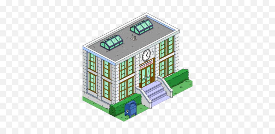 Springfield Post Office The Simpsons Tapped Out Wiki Fandom Emoji,Office Png