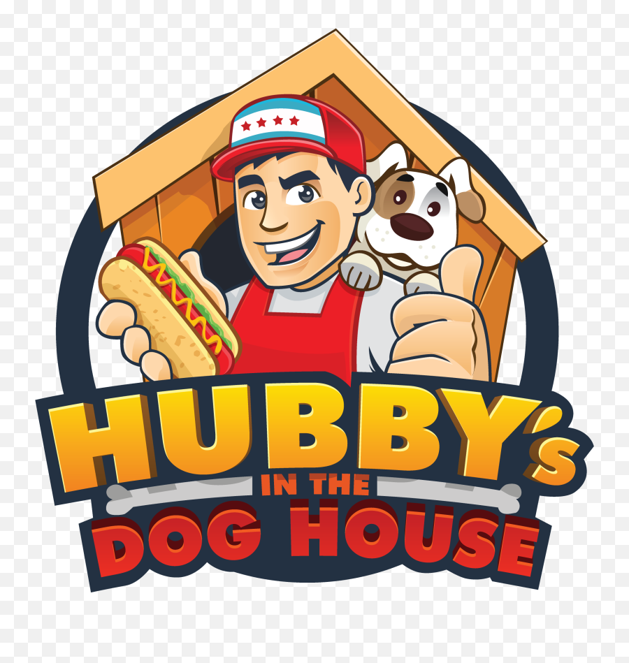 Hubbys Dog House Emoji,Hot Dogs Logo