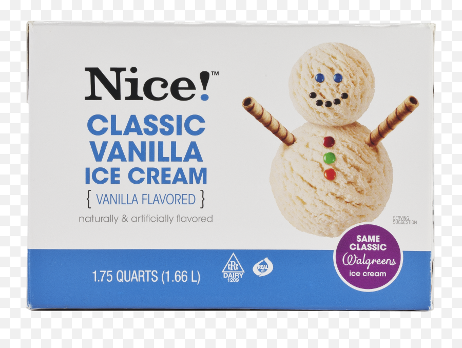 Nice Walgreens Classic Vanilla Ice Cream U0026 Frozen Dessert Emoji,Walgreens Logo Png