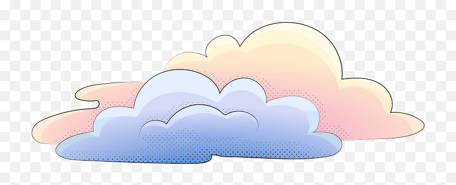 Cloud In The Sky Clipart - Art Emoji,Sky Clipart