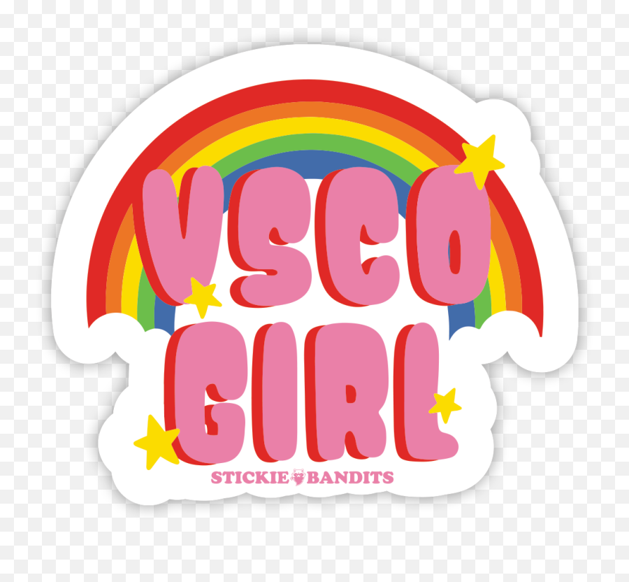 Vsco Girl Sticker - Dot Emoji,Vsco Logo