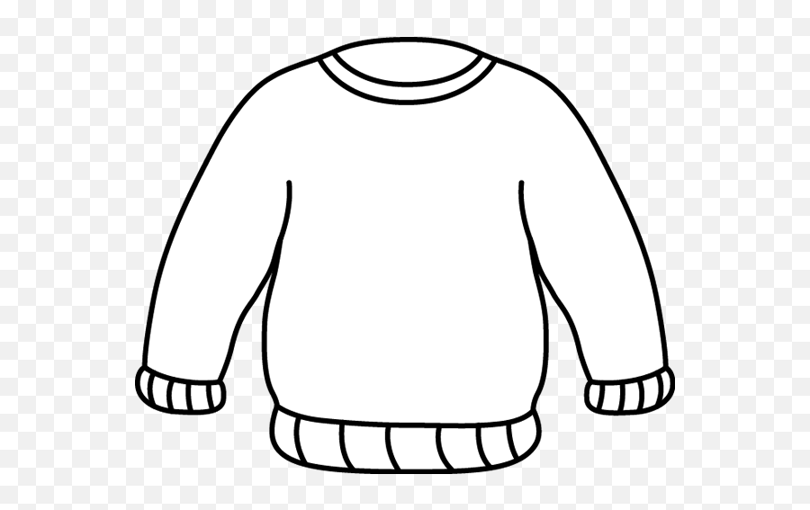 Library Of Preschool Boys Clothing Png - Sweater Clipart Black And White Emoji,Clothing Clipart