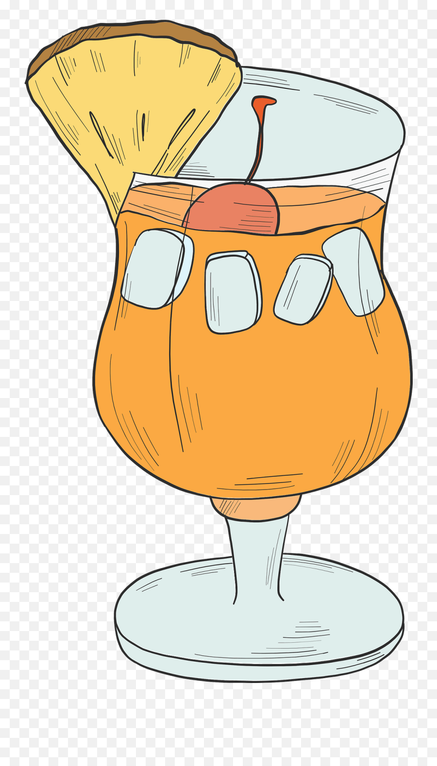Cocktail Clipart Free Download Transparent Png Creazilla - Wine Glass Emoji,Cocktail Clipart