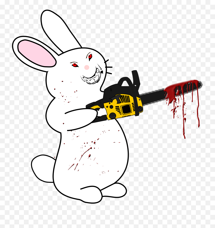 Chainsaw Clipart - Saw Bunny Emoji,Chainsaw Clipart