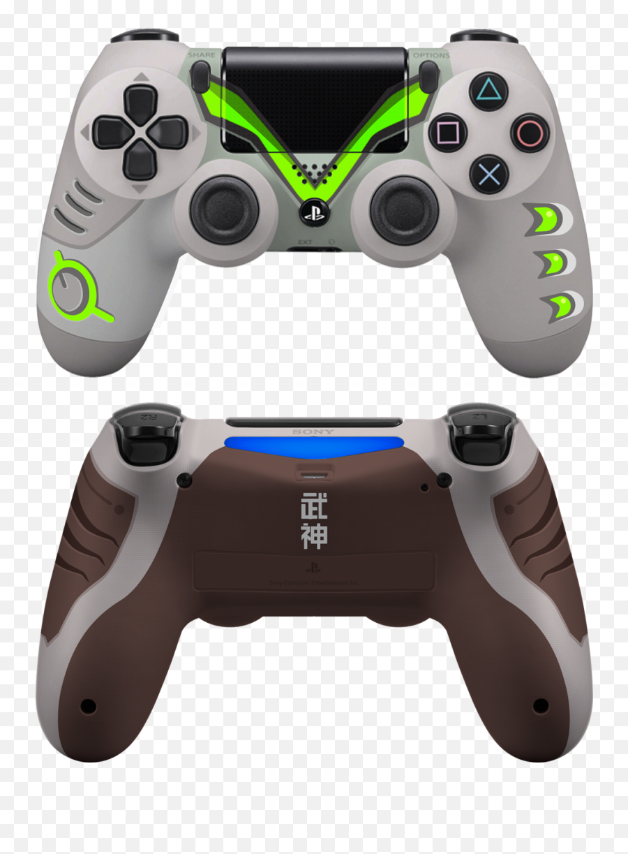 Transparent Ps4 Xbox One - Ps4 Controller Overwatch Genji Manette Ps4 Prix Maroc Emoji,Xbox Controller Clipart