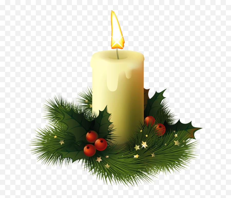Christmas Candle Clipart Christmas Candles Christmas - Christmas Candle Png Emoji,Candles Clipart