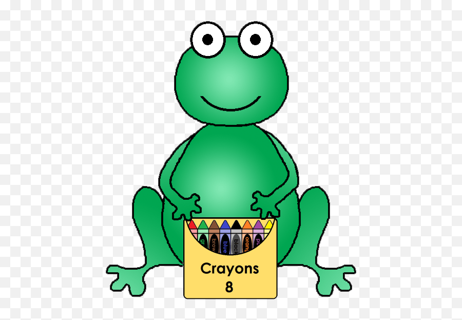 Frog School Clipart - Dot Emoji,Frogs Clipart