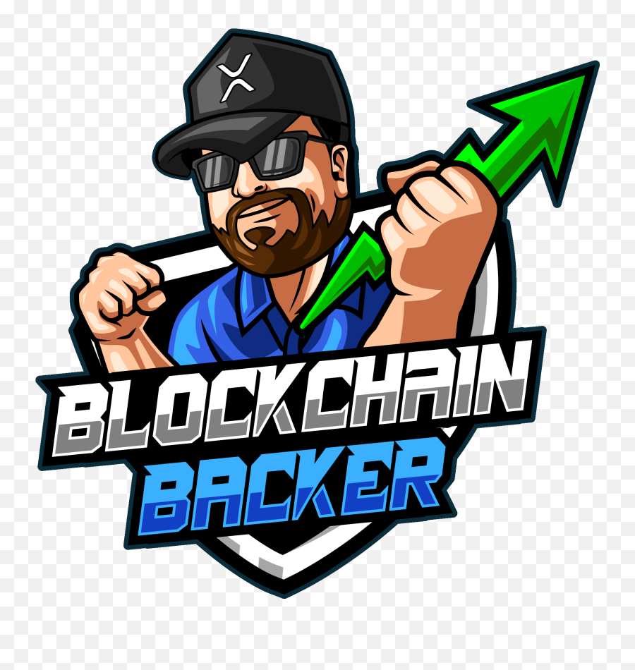 White Xrp Logo On Black Products From Blockchain Backer - Blockchain Backer Emoji,Xrp Logo
