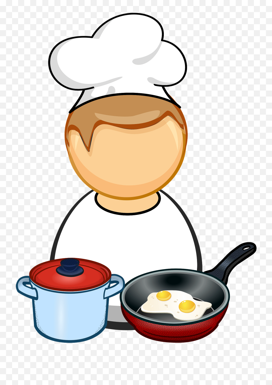 Cook Clipart Free Download Transparent Png Creazilla - Pots And Pans Food Clipart Emoji,Cook Clipart
