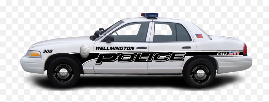 Cop Car Png Transparent - Crown Victoria Police Interceptor Vinyl Decals Emoji,Police Car Png