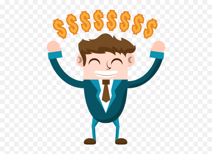 Vector - Happy Emoji,Business Man Png