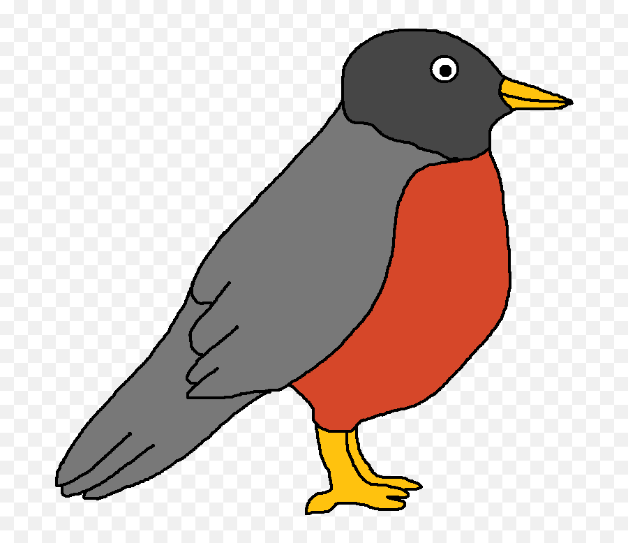 Best Robin Clipart - Red Robin Bird Clipart Emoji,Robin Clipart