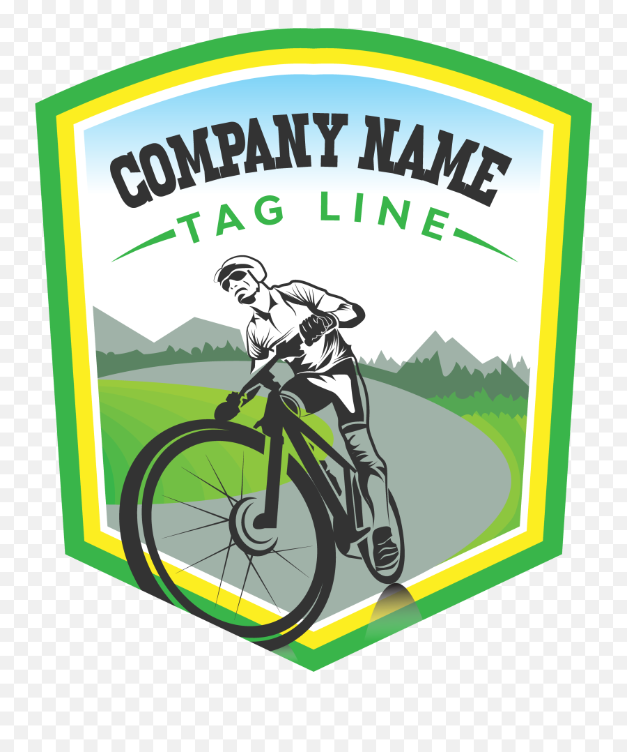 Bike Riding Free Logo U2013 Graphicsfamily - Mountain Bike Emoji,Bicycle Logo