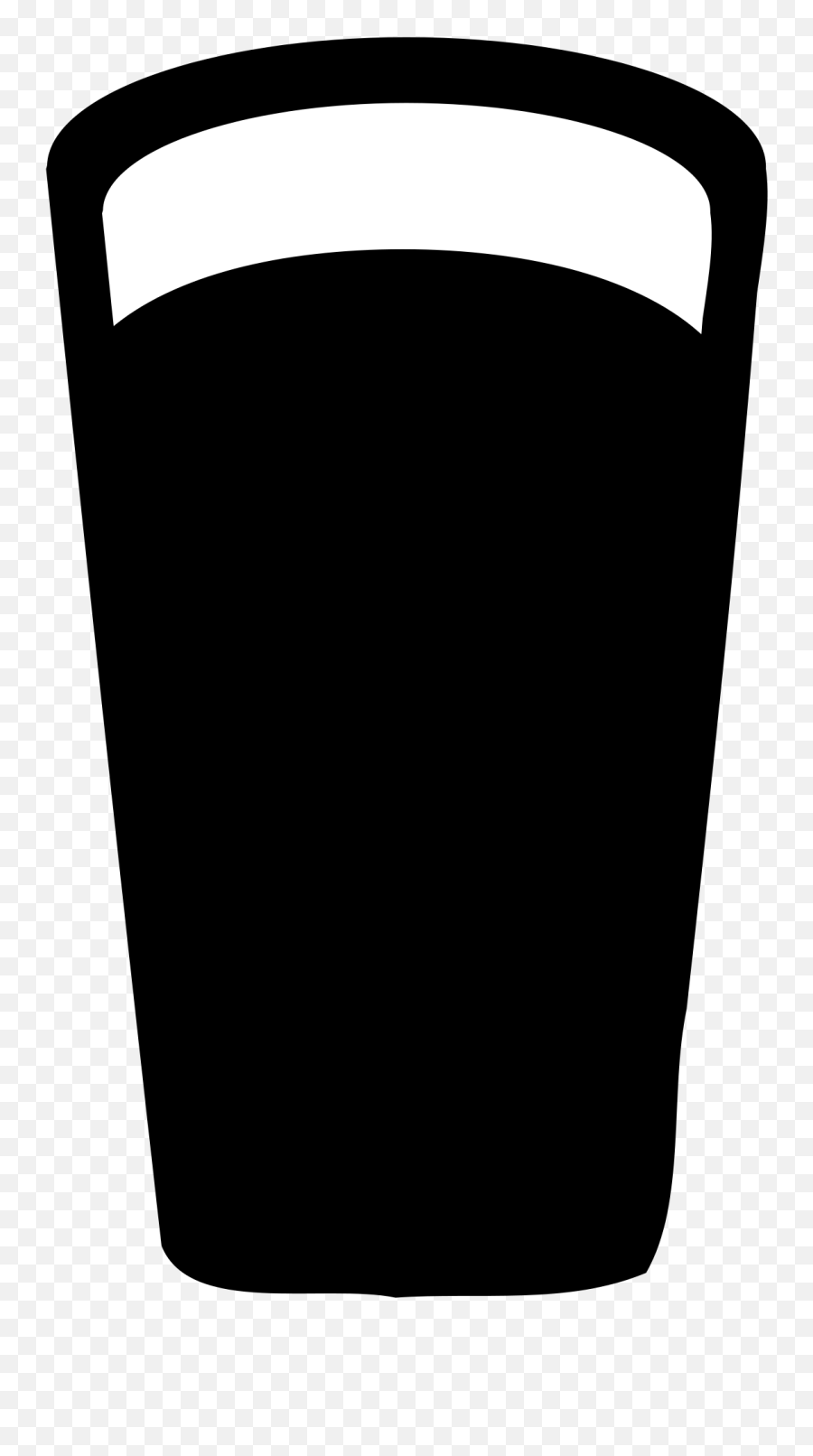 Download Beer Clipart Pint Beer - Pint Glass Beer Glass Silhouette Emoji,Beer Clipart