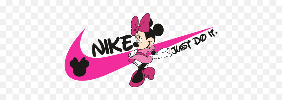 Nike Just Do It Logo Svg - Minnie Mouse Nike Svg Emoji,Minnie Logo