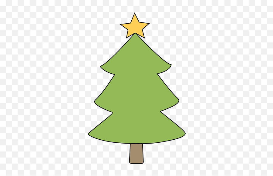 Blank Christmas Tree Clip Art - Blank Christmas Tree Clipart Emoji,Christmas Tree Clipart Png