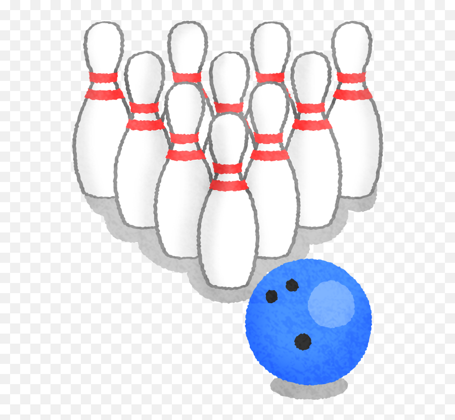 Bowling Ball And Pins Free Clipart Illustrations - Japaclip Emoji,Bowling Balls Clipart