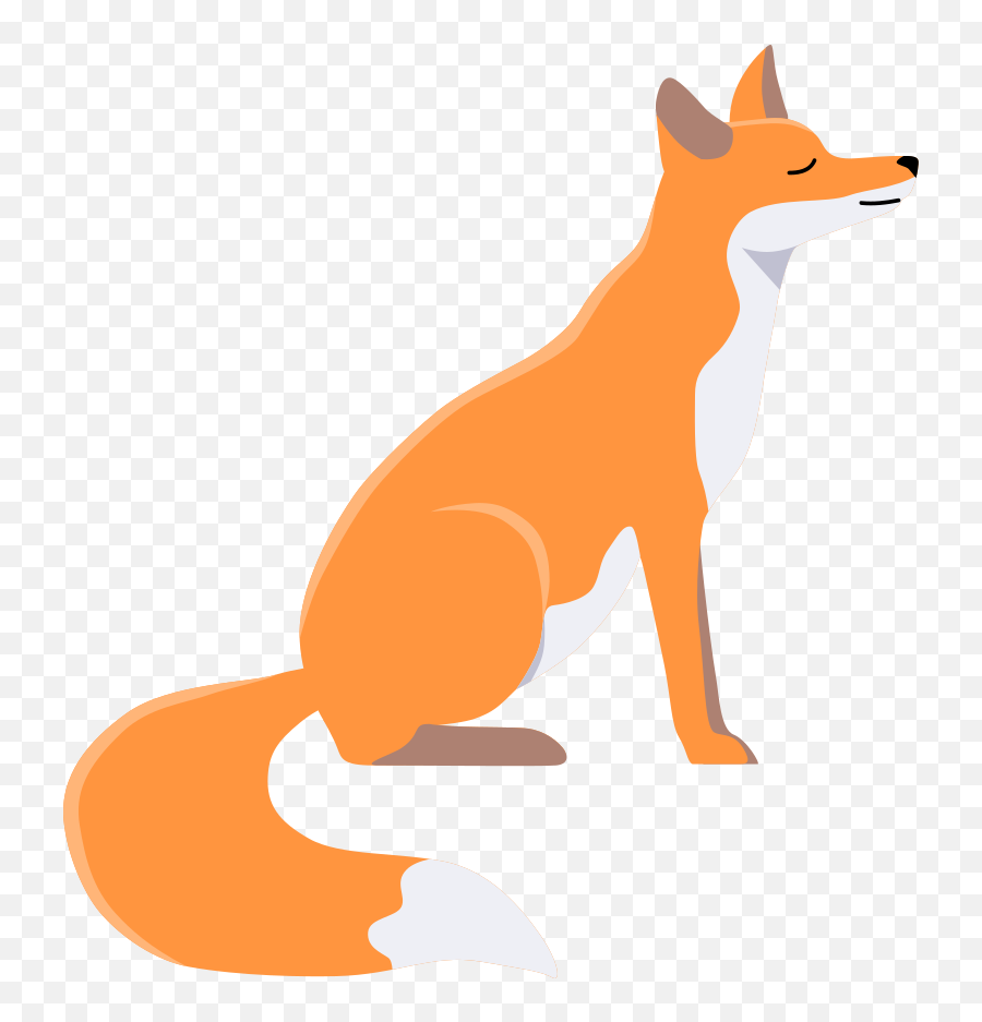 Smiling Fox Clipart Illustrations U0026 Images In Png And Svg Emoji,Fox Clipart Png
