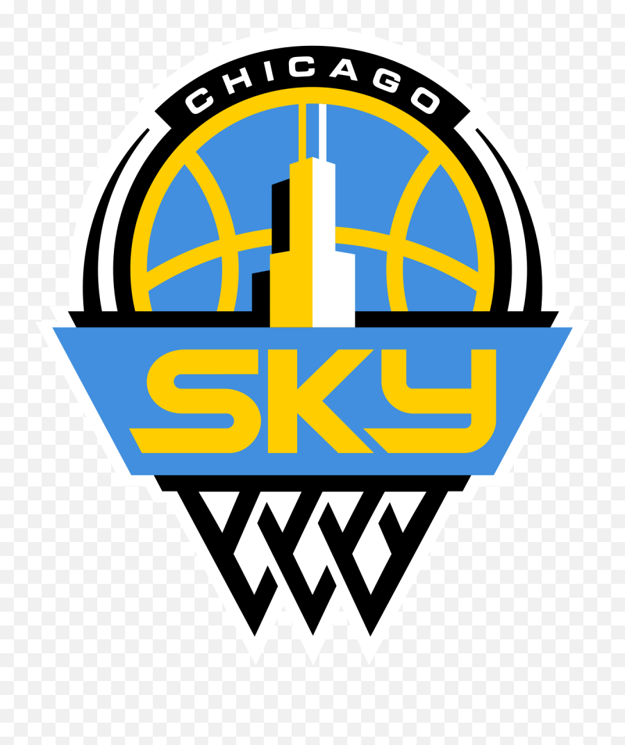 Chicago Sky - Chicago Sky Logo Png Emoji,Chicago Bulls Logo