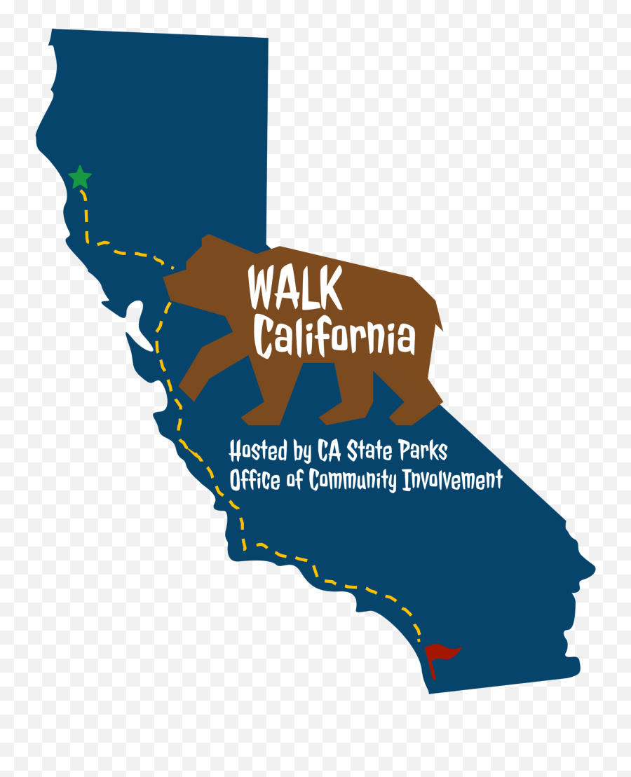 Take A Hike - Language Emoji,California Logo