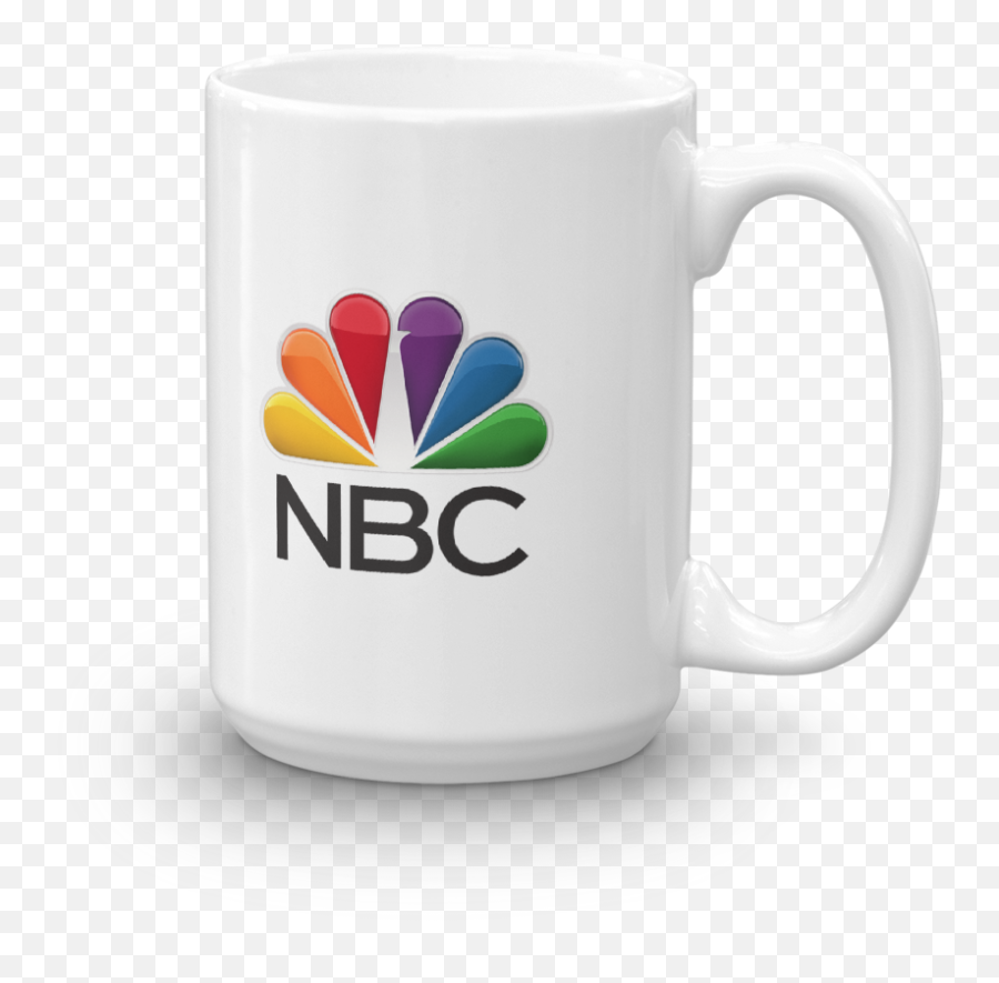 Nbc White Mug - Serveware Emoji,Nbc Logo