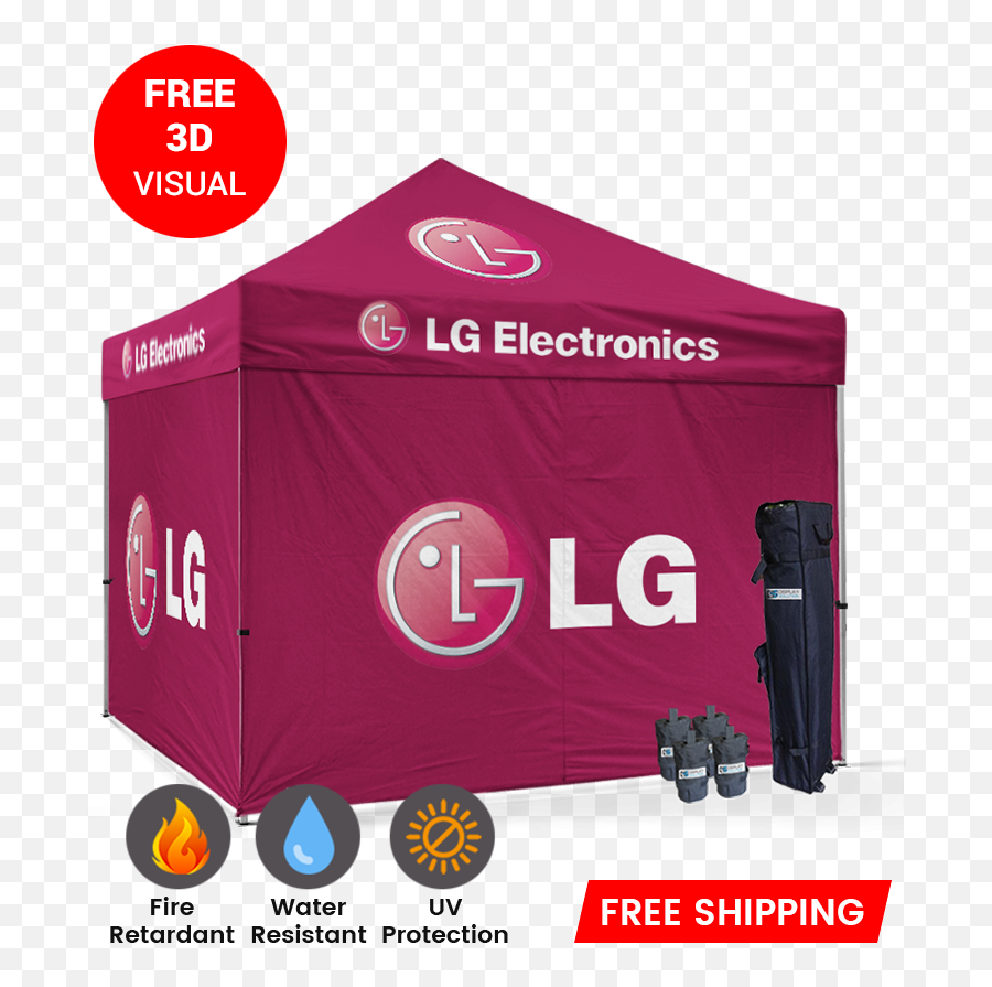 Buy Your Best Custom Printed Canopy Tent At Low Price Emoji,Lg Electronics Logo